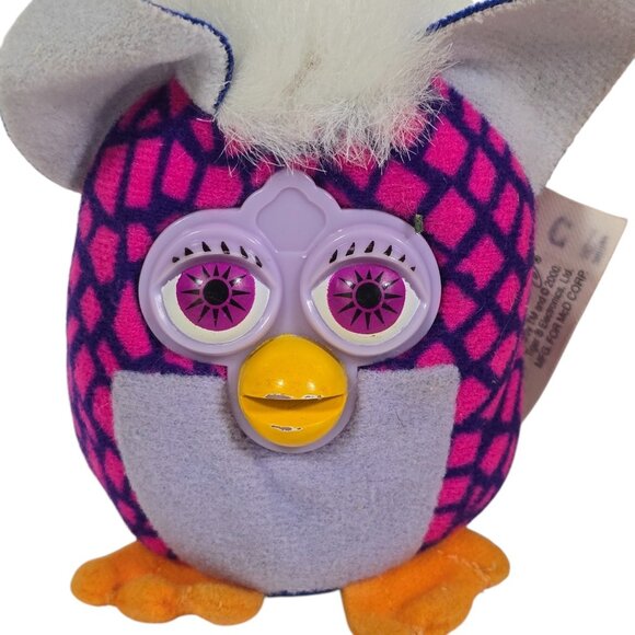 Furby Mini Plush Stuffed Animal Lot McDonalds Beanbag Backpack Clips 2000 Y2K - Picture 2 of 10